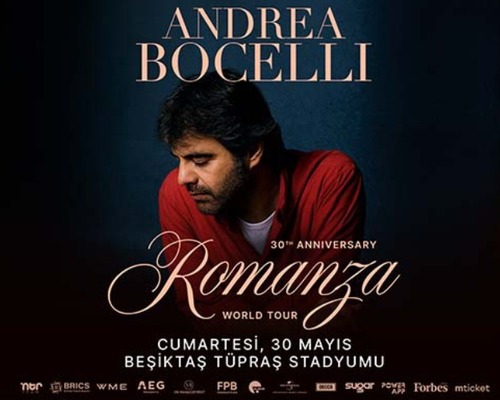 Andrea Bocelli Romanza 30'uncu yıl turnesiyle İstanbul’da