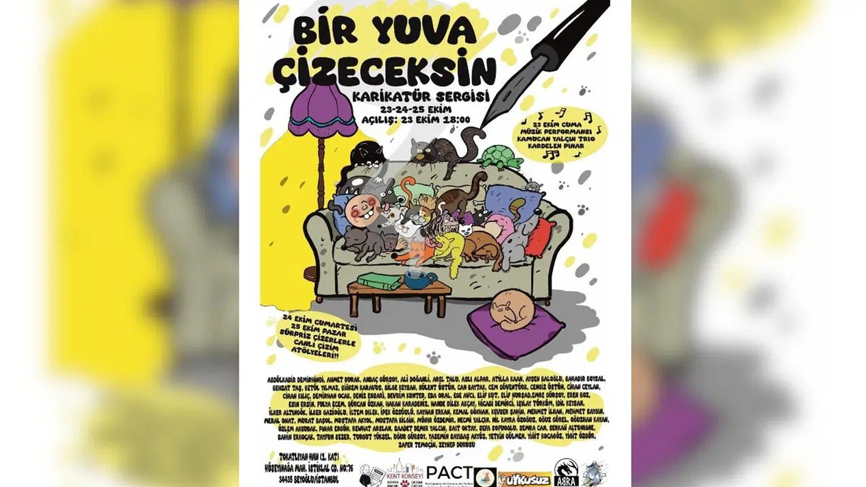 Bir Yuva Çizeceksin sergisi açılıyor