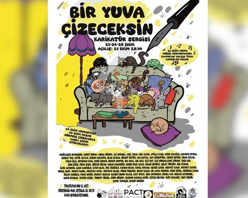 Bir Yuva Çizeceksin sergisi açılıyor