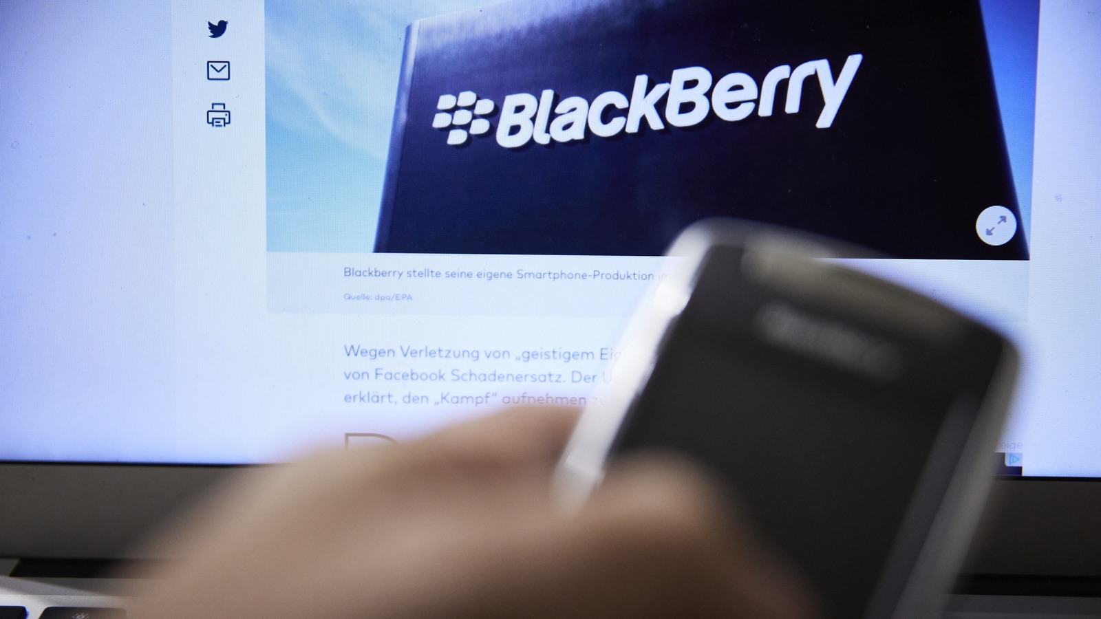 BlackBerry artık cebinizde değil, aracınızda