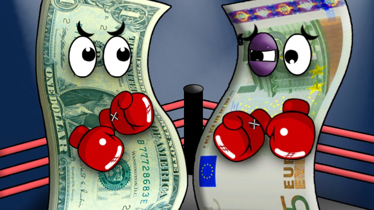 Euro, dolar karşısında yedi ayın dibine geriledi