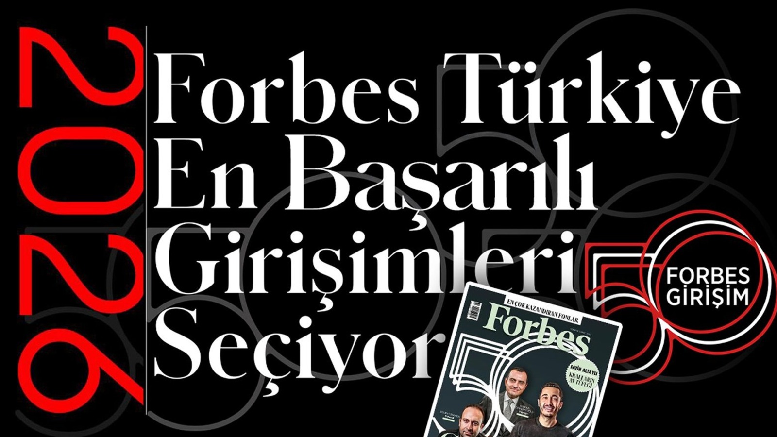 Forbes Türkiye Girişim 50 araştırmasının 2026 listesi için başvurular açıldı