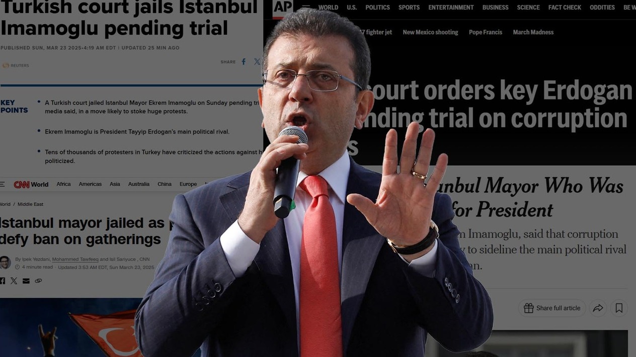 İmamoğlu’nun tutuklanma kararı dış basında