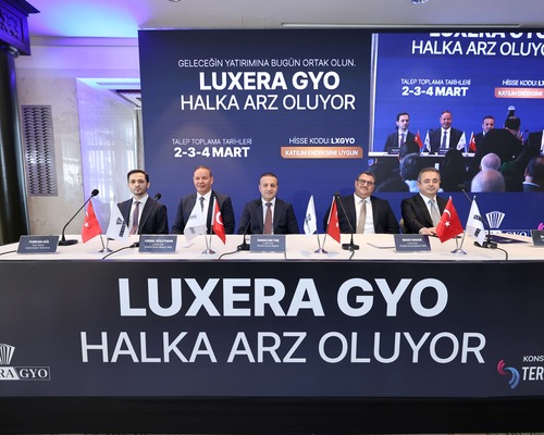 Luxera GYO borsaya açılıyor: Gelirin büyük bölümü yeni projelere
