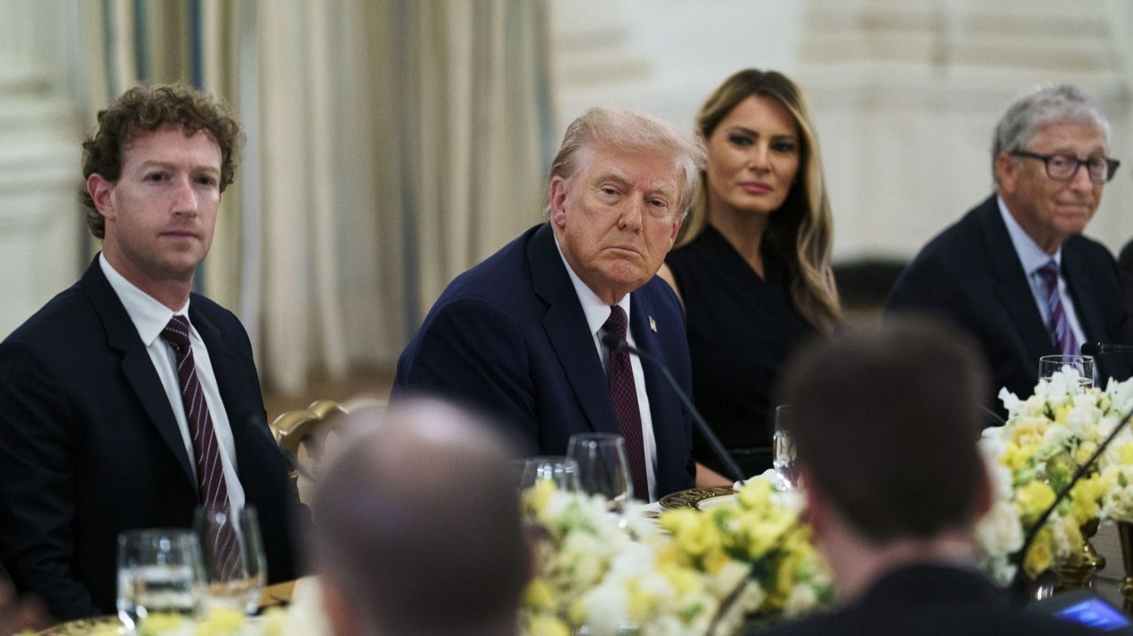 Teknoloji milyarderleri Beyaz Saray'da: Elon Musk katılmadı