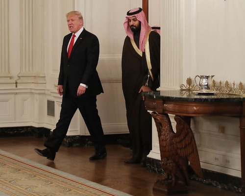 Trump Arabistan'ın 600 milyar dolarlık yatırım taahhüdünü beğenmedi