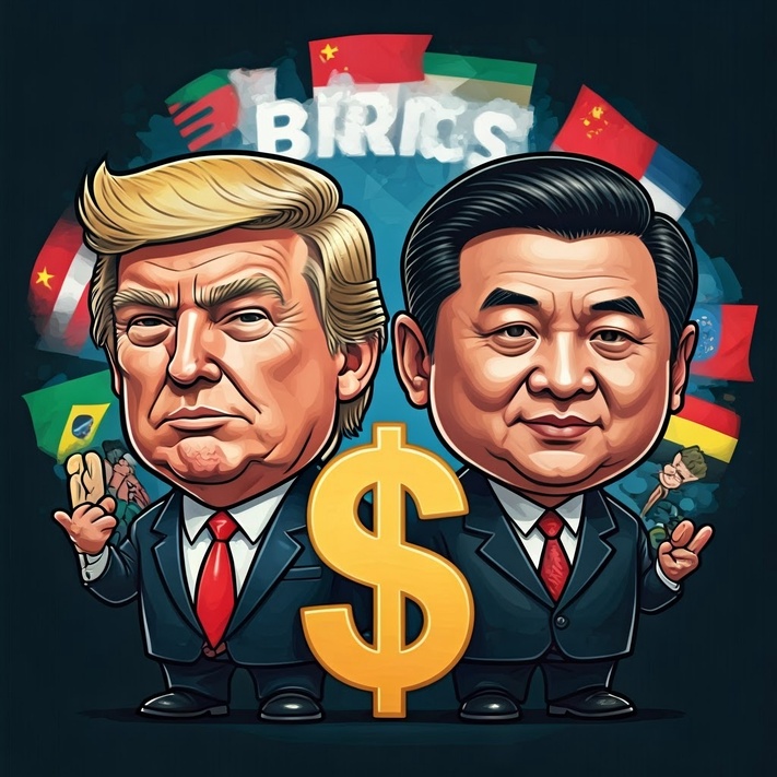 Trump'tan BRICS ülkelerine yeni tehdit: Doları unutan ABD’yi de unutsun