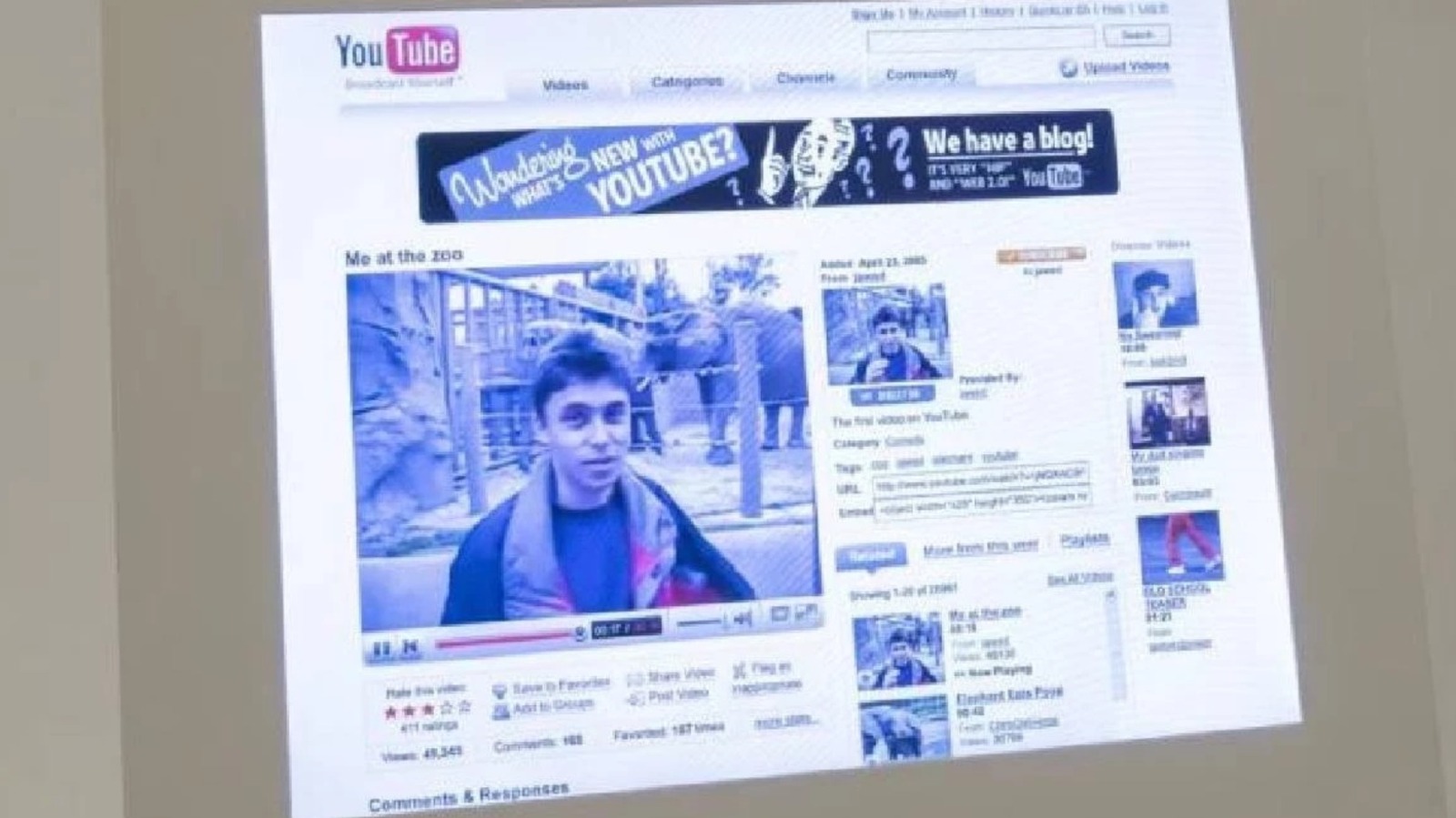 YouTube’un ilk videosu müze koleksiyonuna girdi