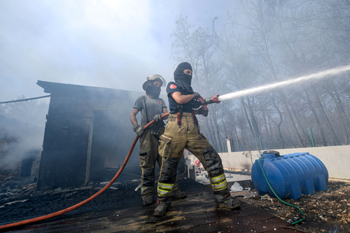Yurt genelinde 5 günde 342 yangın çıktı
