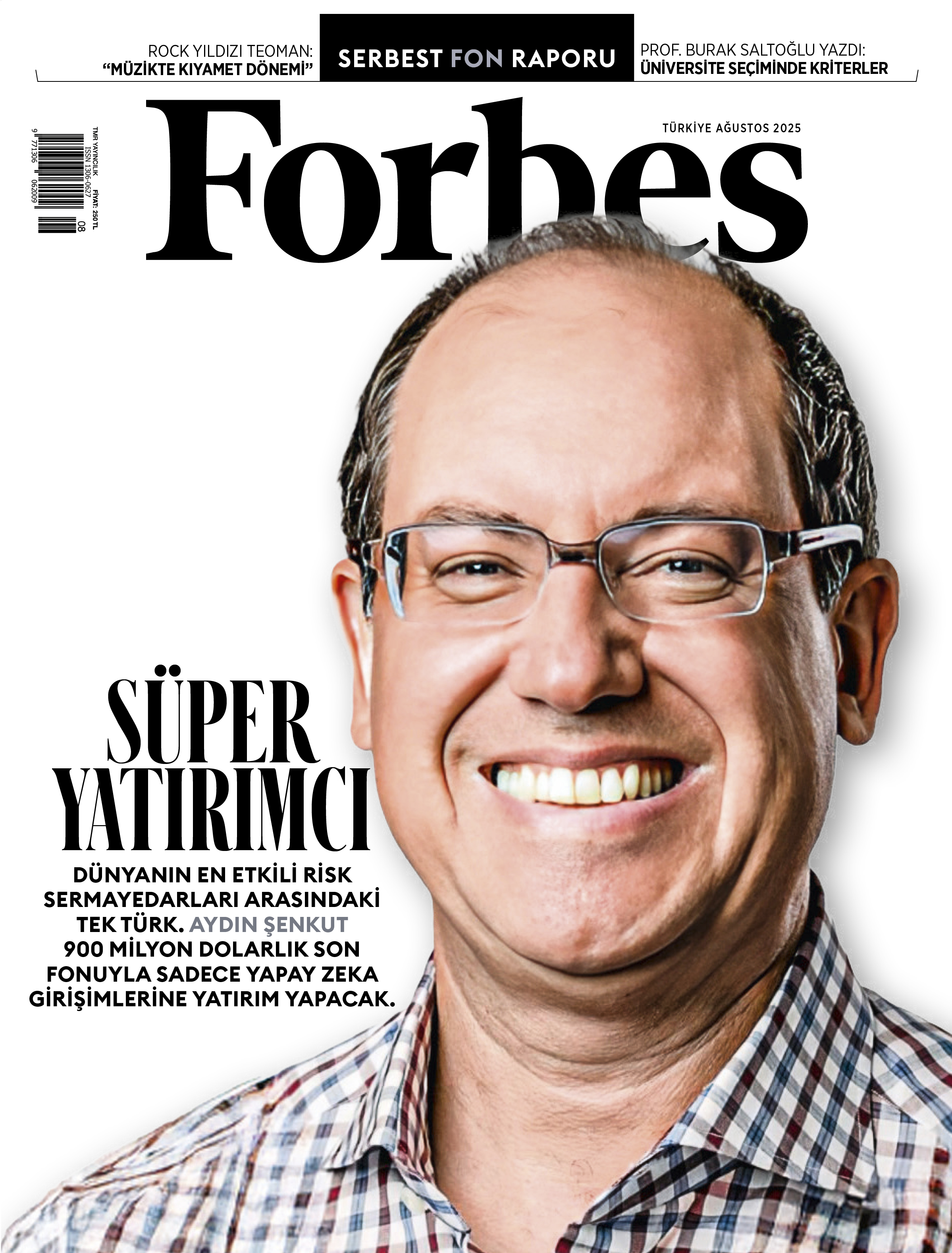Aydın Şenkut Ağustos 2025'te Forbes Türkiye'nin kapağında yer almıştı. 