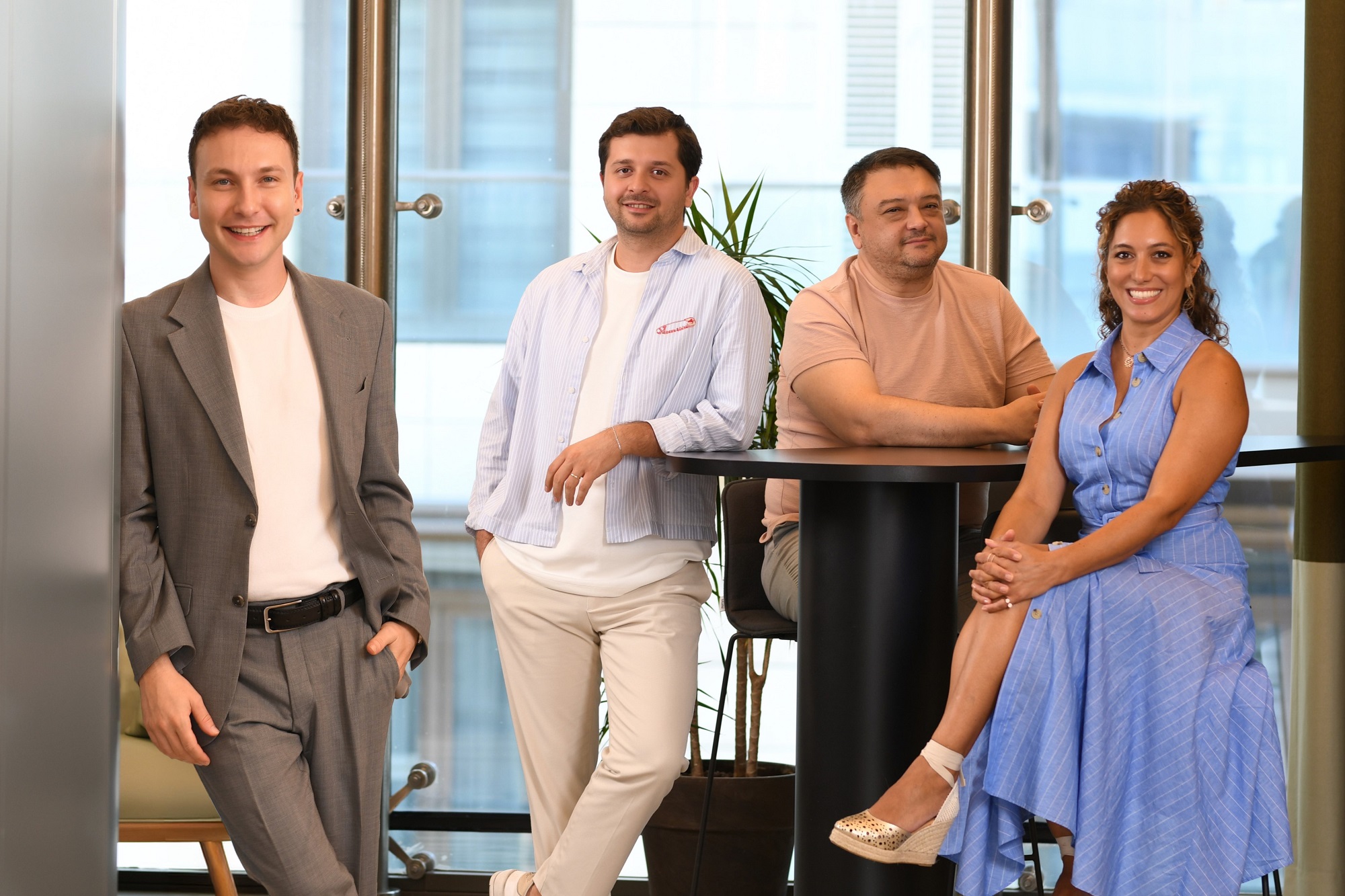 FL Communications ekibi (soldan sağa), Furkan Lüleci, Fatih Türkmen, Uğur Alkapar, Çağla Güvelioğlu