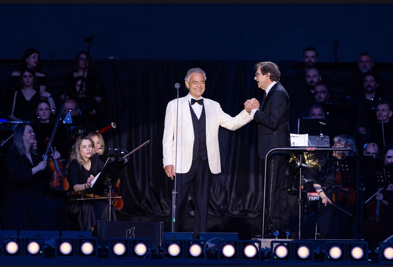 Andrea Bocelli ve Şef Marcello Rota